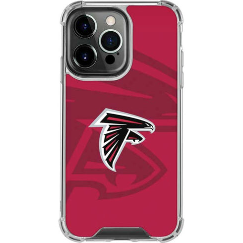 NFL Atlanta Falcons Double Vision iPhone 16 Pro Clear Case